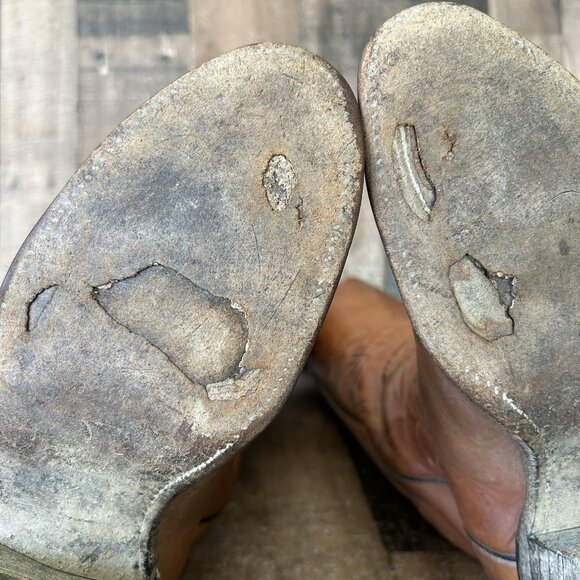 Olathe 6009 Vintage Tall Buckaroo Cowboy Boots Mens 9.5 D - Picture 11 of 12